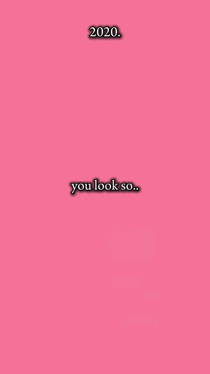u look so different 