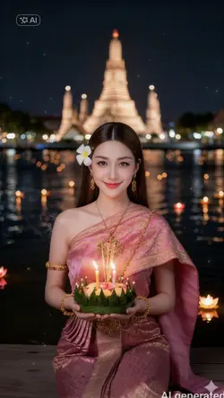 ลอยกระทงชุดสวยๆ