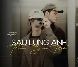 Sau lưng anh