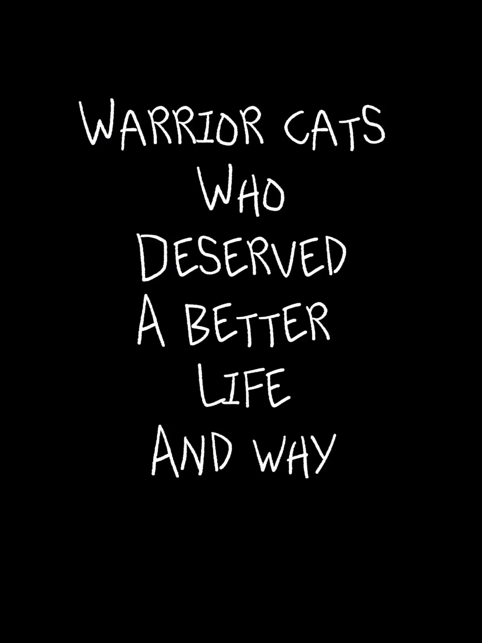 Warrior cat edit