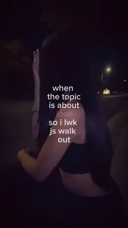 when the topic is