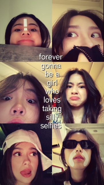 silly selfies