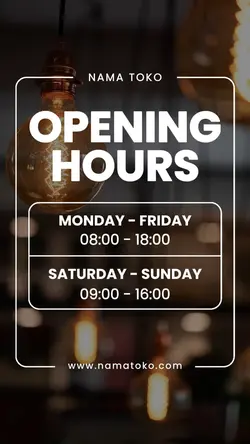 story : opening hour