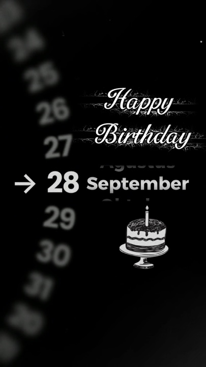 28 Sept Birthday