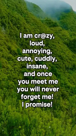 I am cr@zy, loud