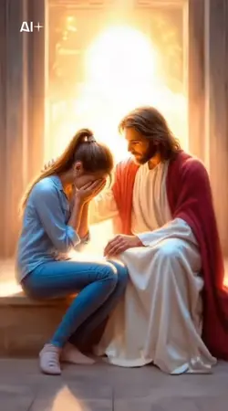 Jesus abraçando a me