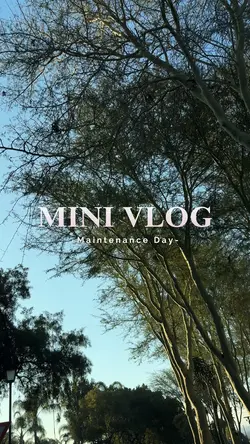 Maintenance vlog 