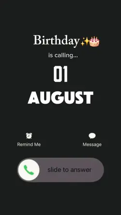 birthday 01 August