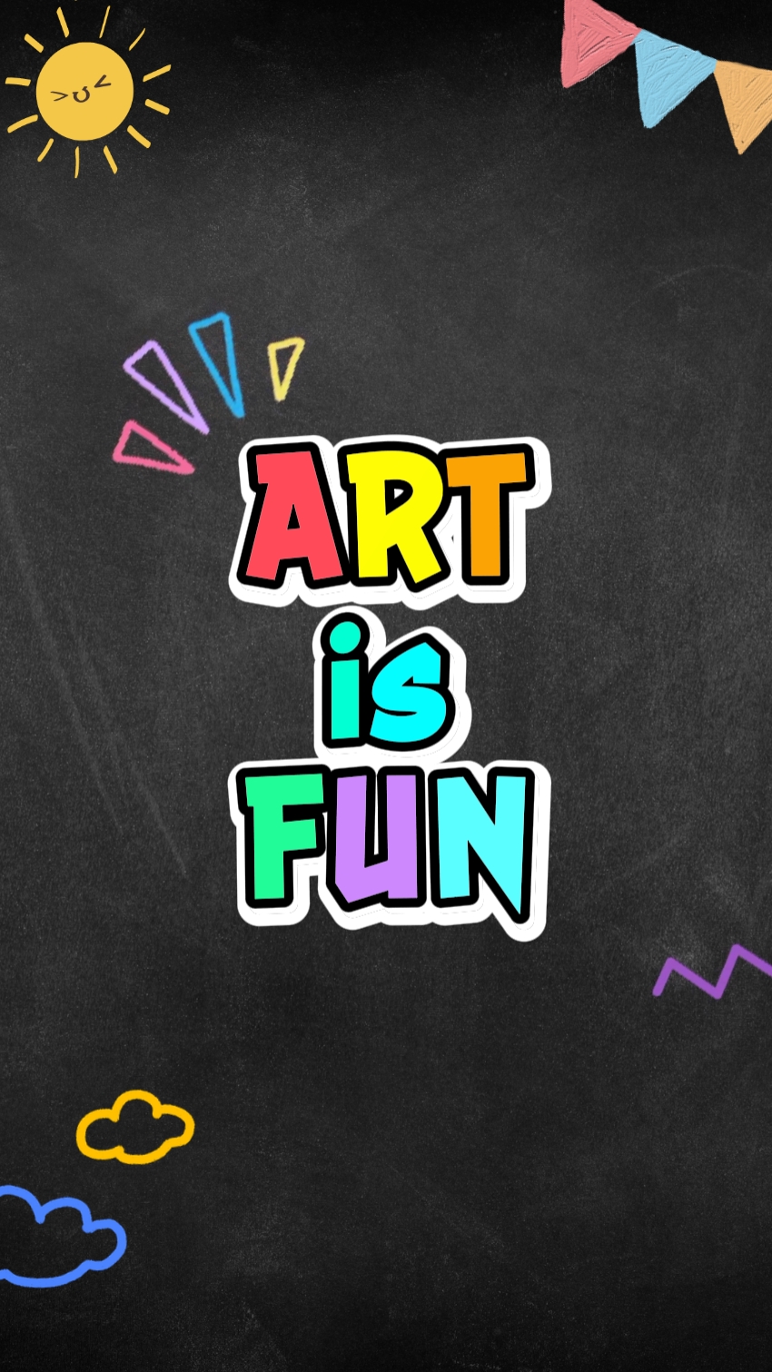 A arte é divertida