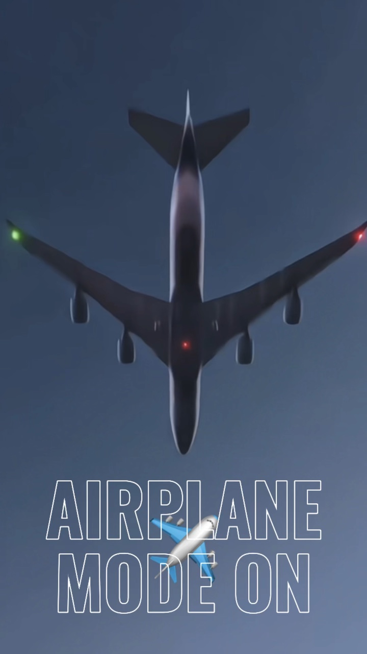 UÇAK MODU AÇIK ✈️✈️