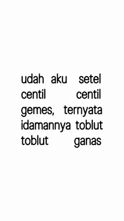 udh aku setel centil