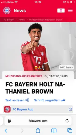 FcBayern holt Brown😍