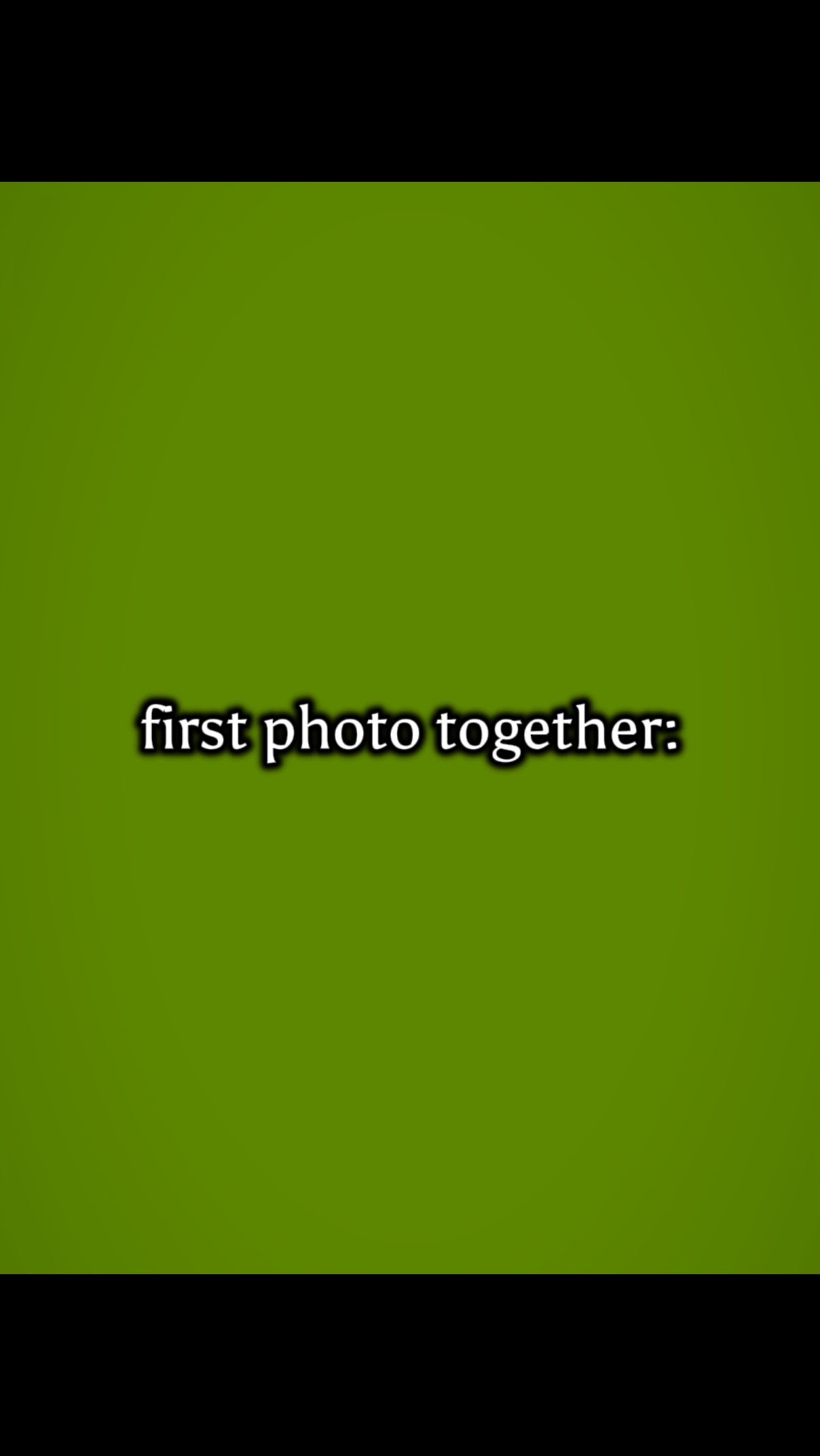 Primera foto juntos