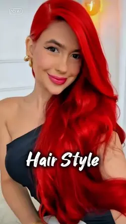 HAIR STYLE RED