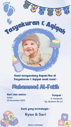 UNDANGAN AQIQAH PM1