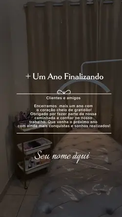 Finalizando + um ano
