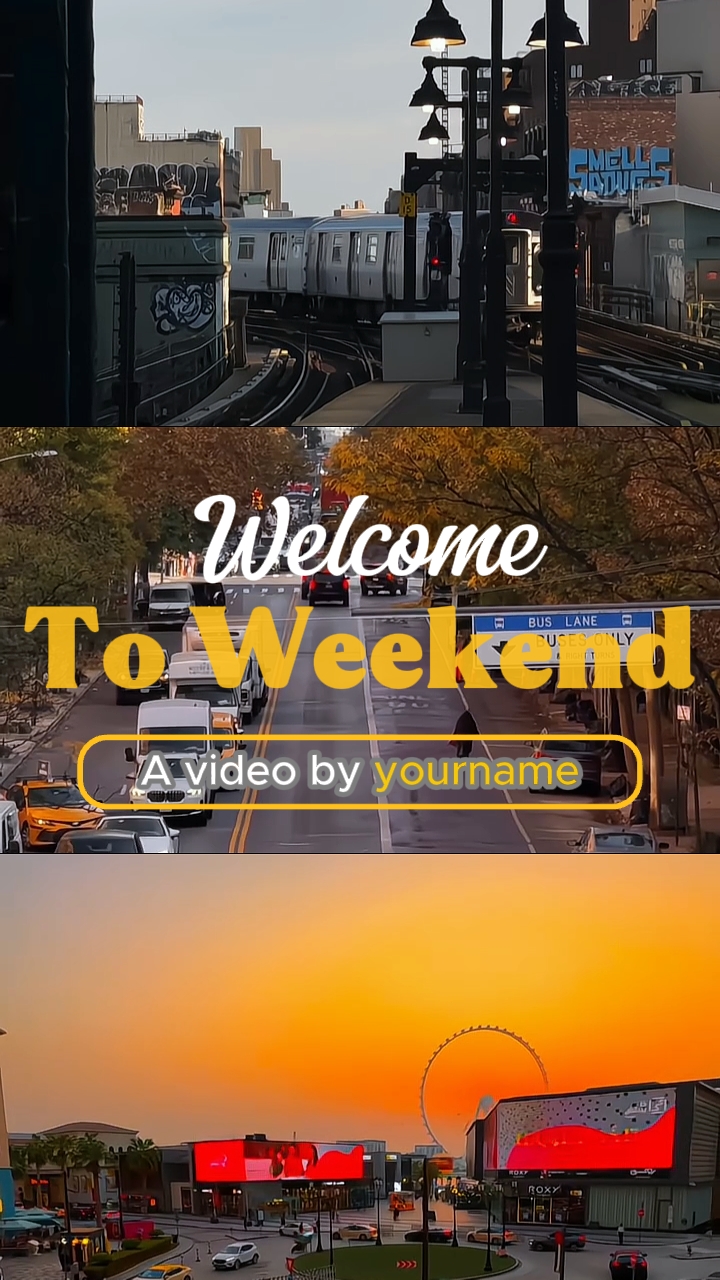 Welcome To Weekend