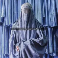 Burka blue.