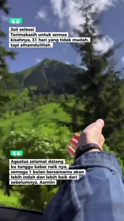 Juli selesai, AGUSTU