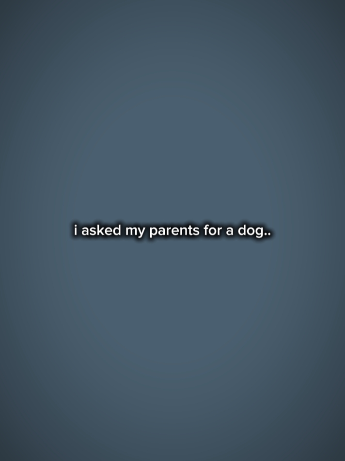J'ai demandé à mes parents