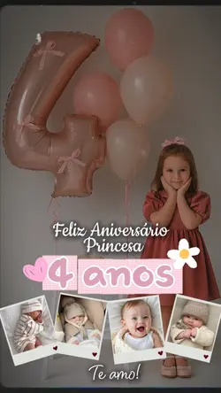 Aniversário 4 anos 
