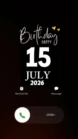 Hbd 15 July 2026 