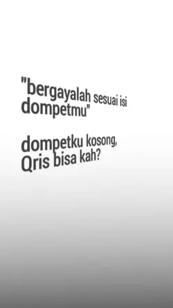 DOMPETKU KOSONG