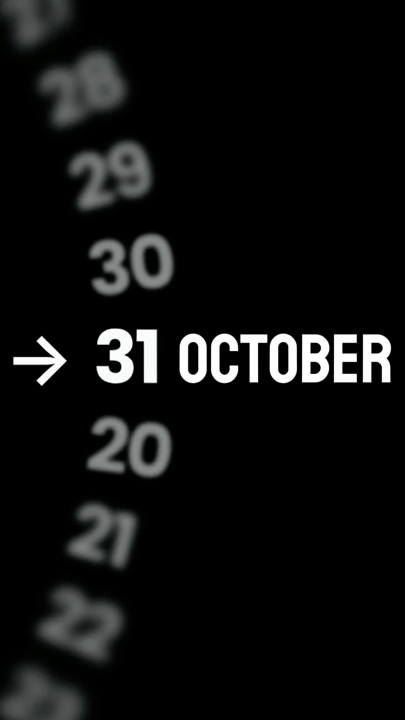 HBD 31 OCTOBER 