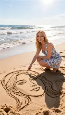 sand drawing
