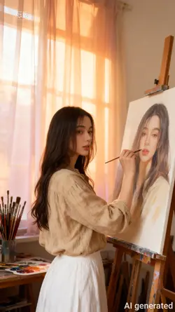 AI face painting