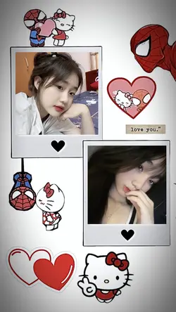 Khung ảnh hello kity