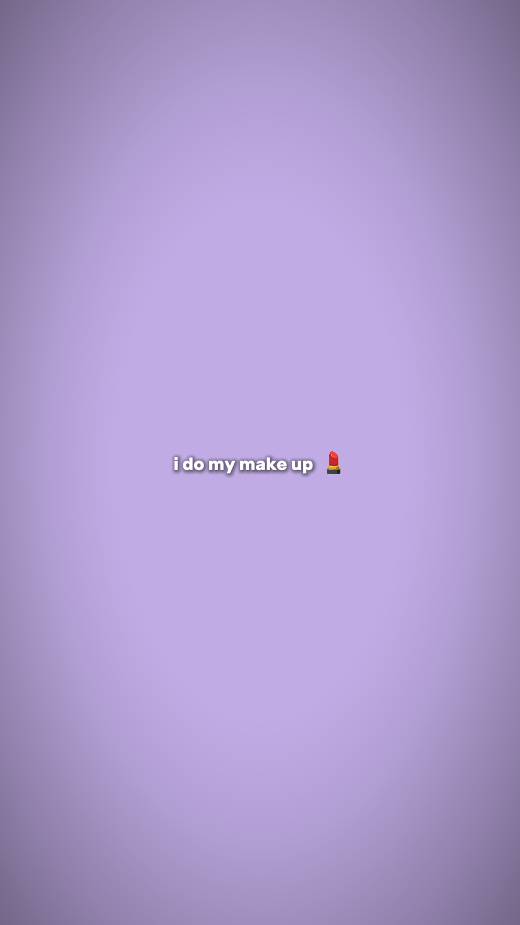 makyajımı yapıyorum 