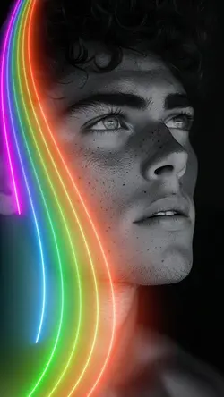Rainbow colors