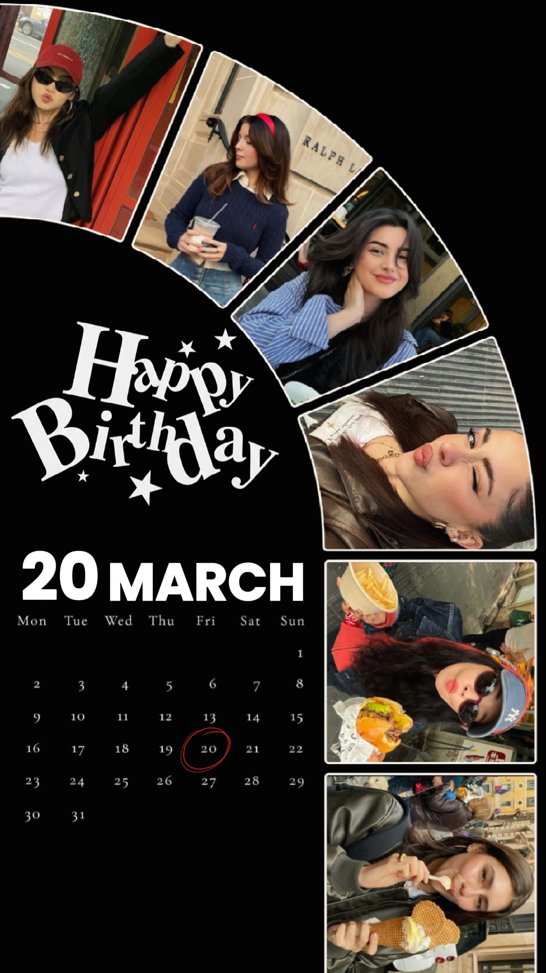 Anniversaire 20 mars 