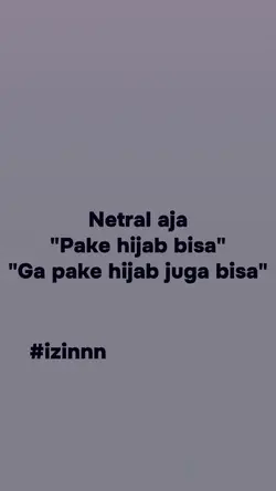 Hijab x gapake hijab