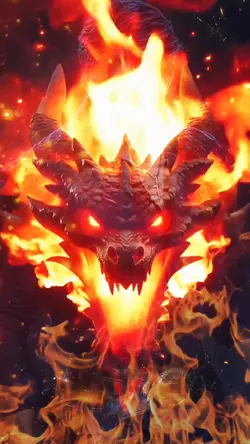 Fire & dragon