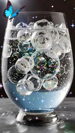 謎なグラスに集まって