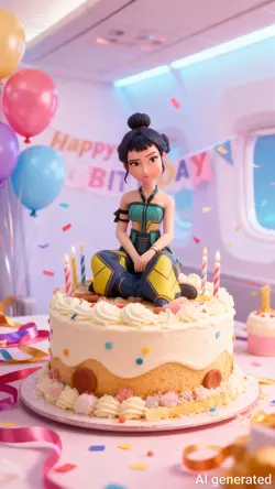 AI Birthday Cake 