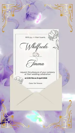 Wedding invitation 