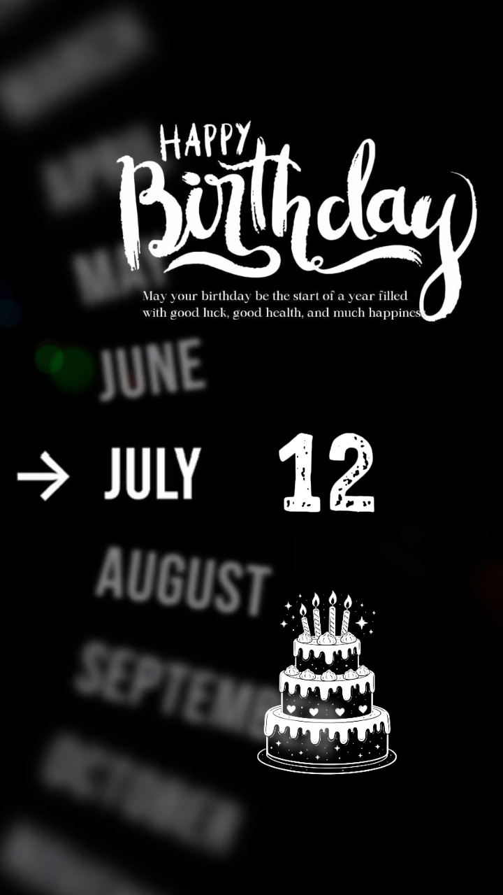 Aniversário 12 de julho
