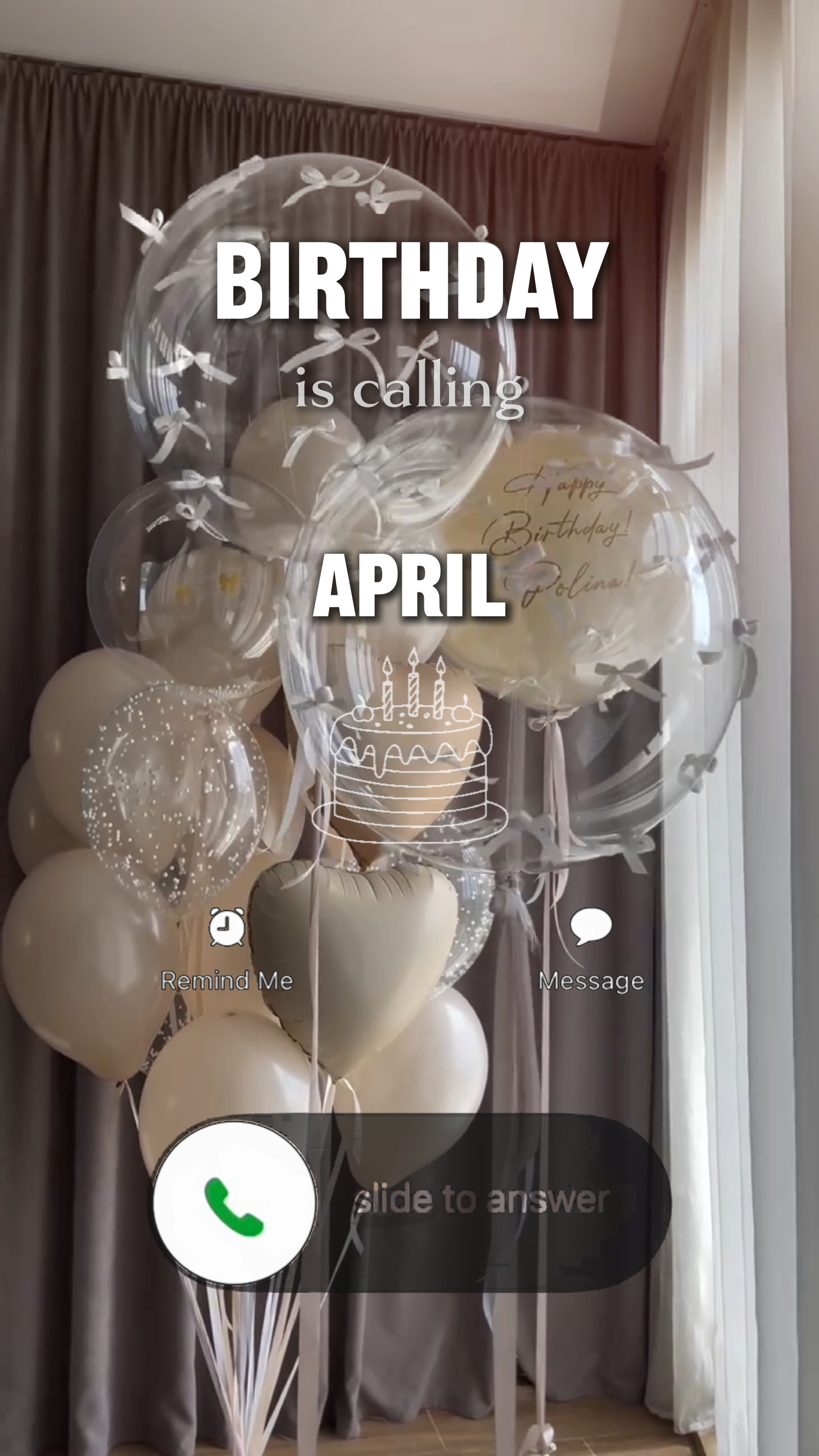 Hbd Is Calling April