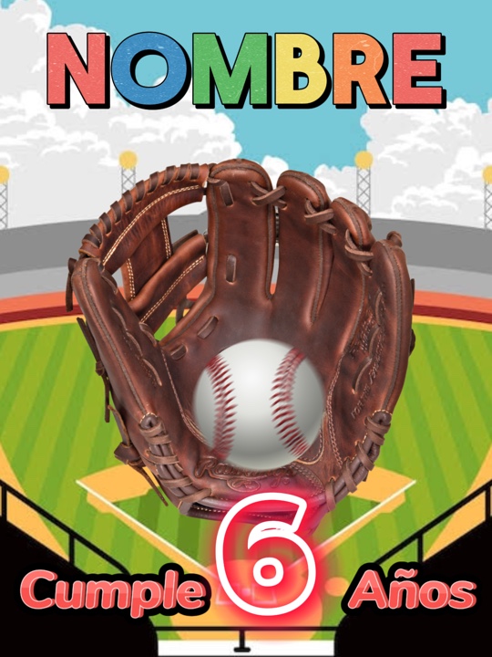 Invitación béisbol