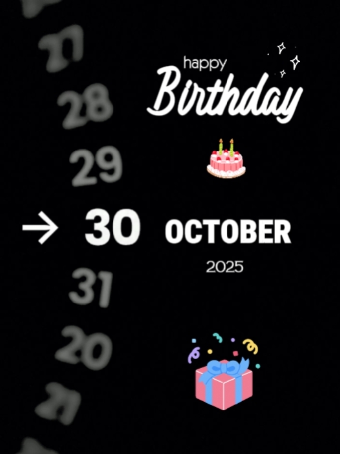 birthday 30 October