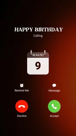 BIRTHDAY 9 AUGUS