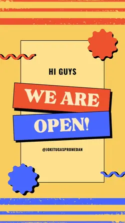 We are open