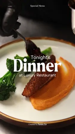 luxury dinner