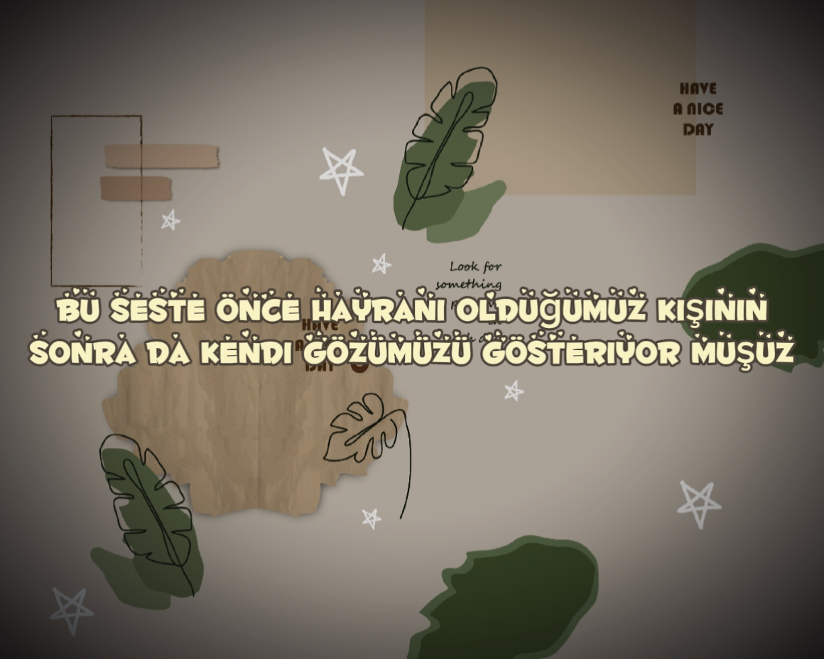 kötü çekmişim gözümü