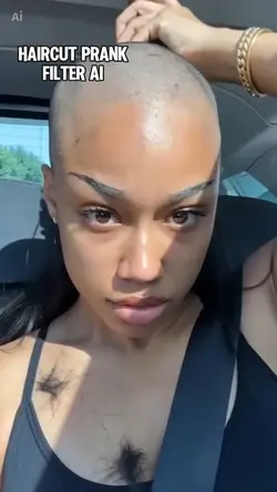 haircut prank AI