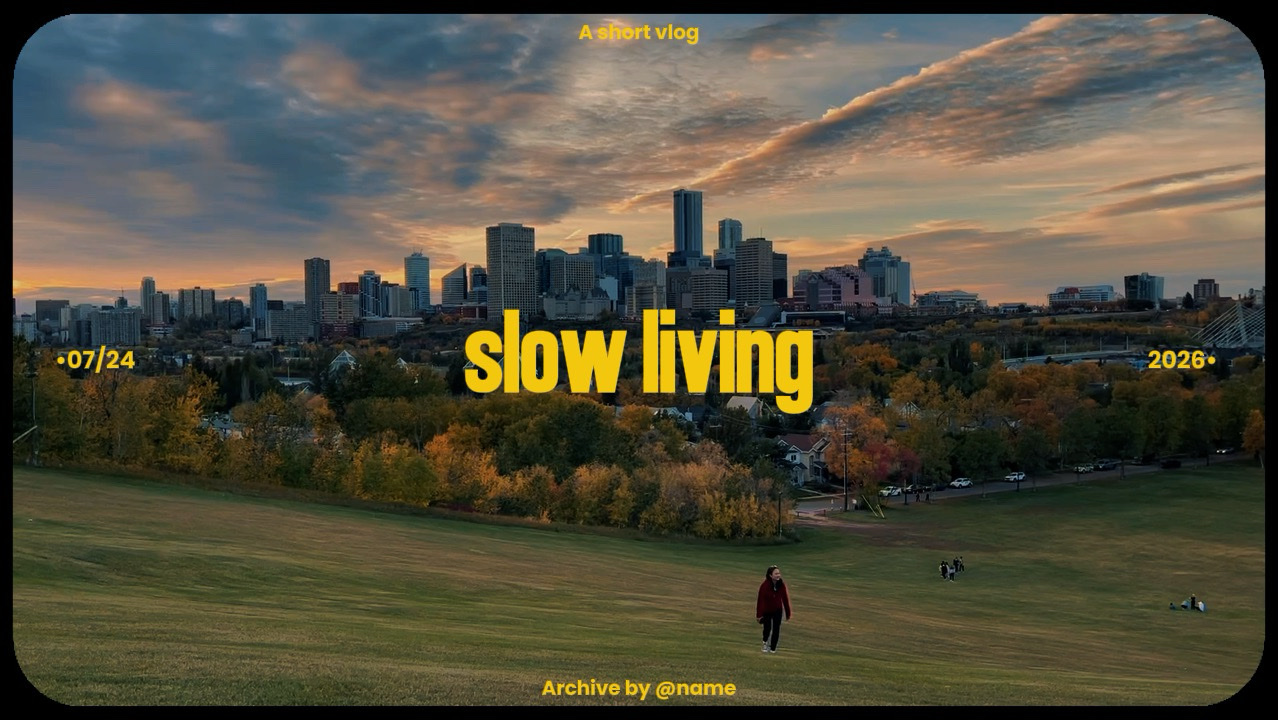 Slow living