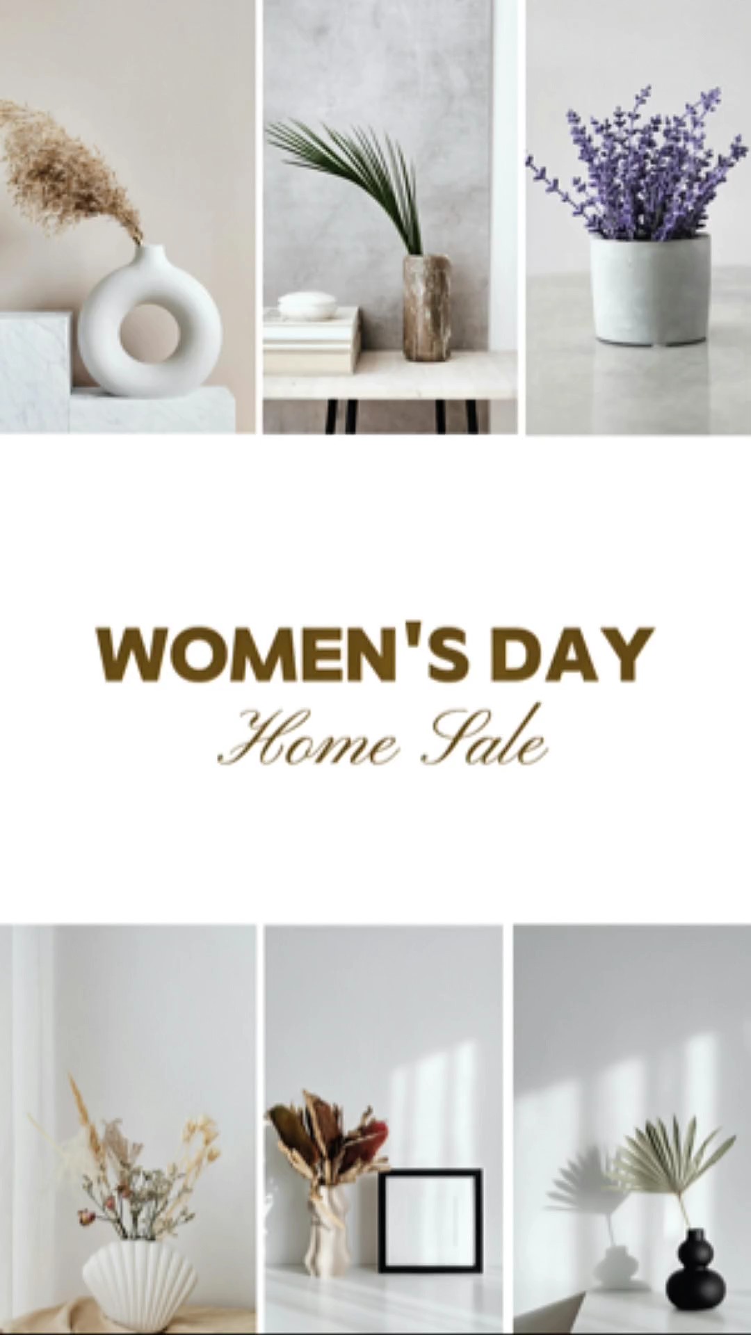 Venda de casa para o dia das mulheres